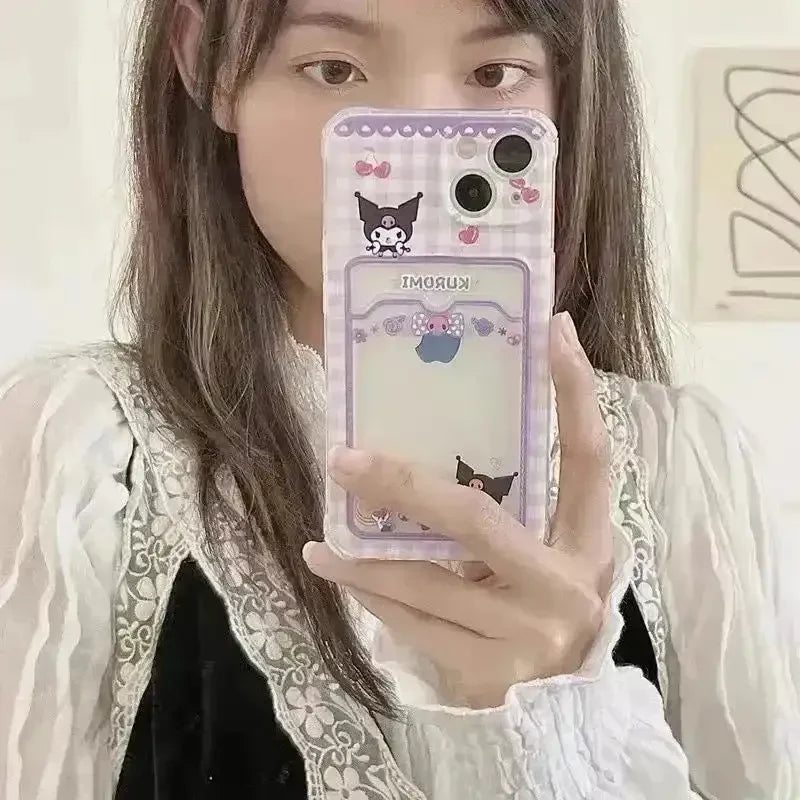 Kuromi & My Melody Duo Charm Case (For iPhones) - Bear Hugs