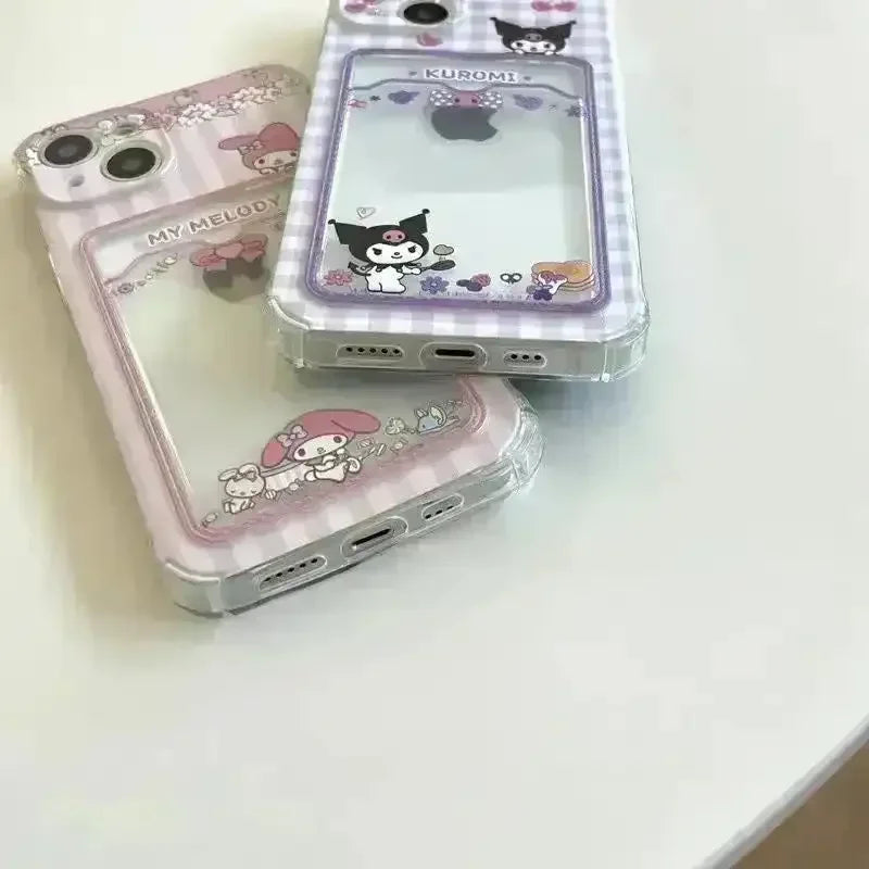 Kuromi & My Melody Duo Charm Case (For iPhones) - Bear Hugs