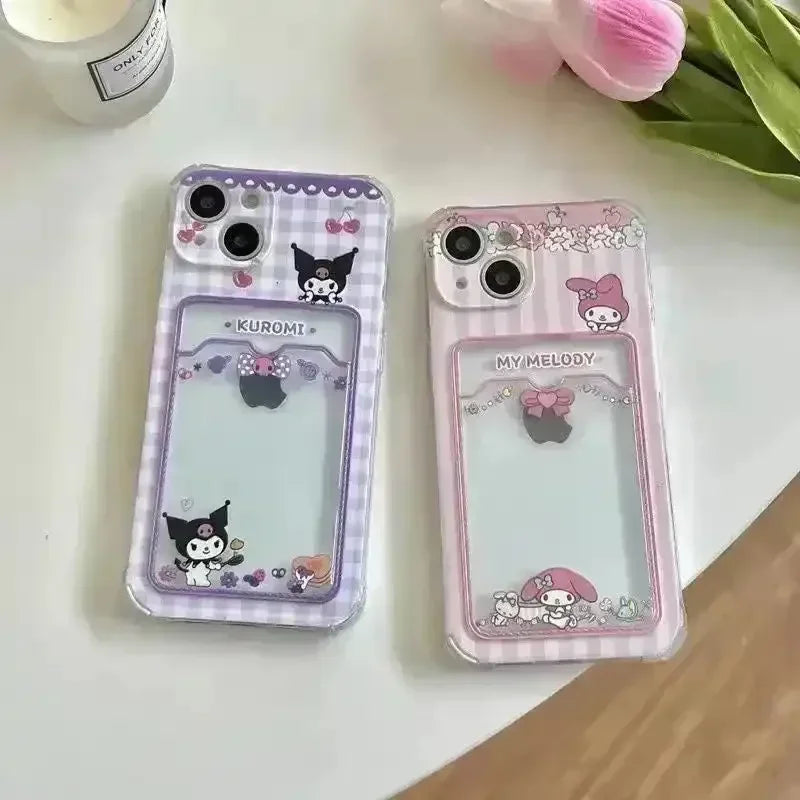 Kuromi & My Melody Duo Charm Case (For iPhones) - Bear Hugs