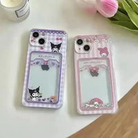 Kuromi & My Melody Duo Charm Case (For iPhones) - Bear Hugs