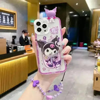 Kuromi & My Melody Figurine Case (For iPhones) - Bear Hugs