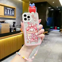 Kuromi & My Melody Figurine Case (For iPhones) - Bear Hugs