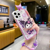 Kuromi & My Melody Figurine Case (For iPhones) - Bear Hugs