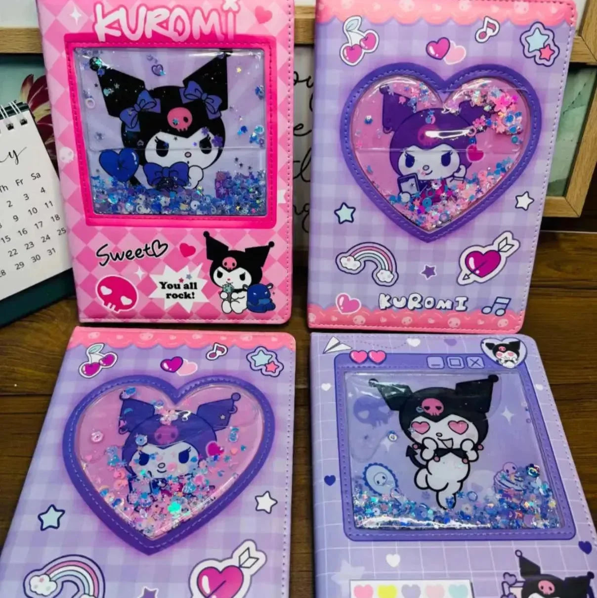 Kuromi Aqua Mischief A5 Water Diary - Bear Hugs