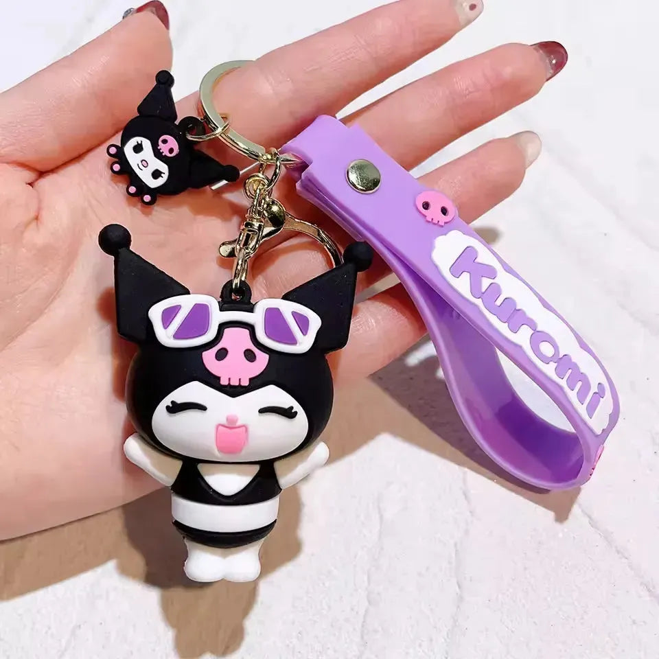 Kuromi Beach Baddie Keychain - Bear Hugs