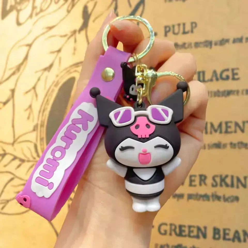 Kuromi Beach Baddie Keychain - Bear Hugs