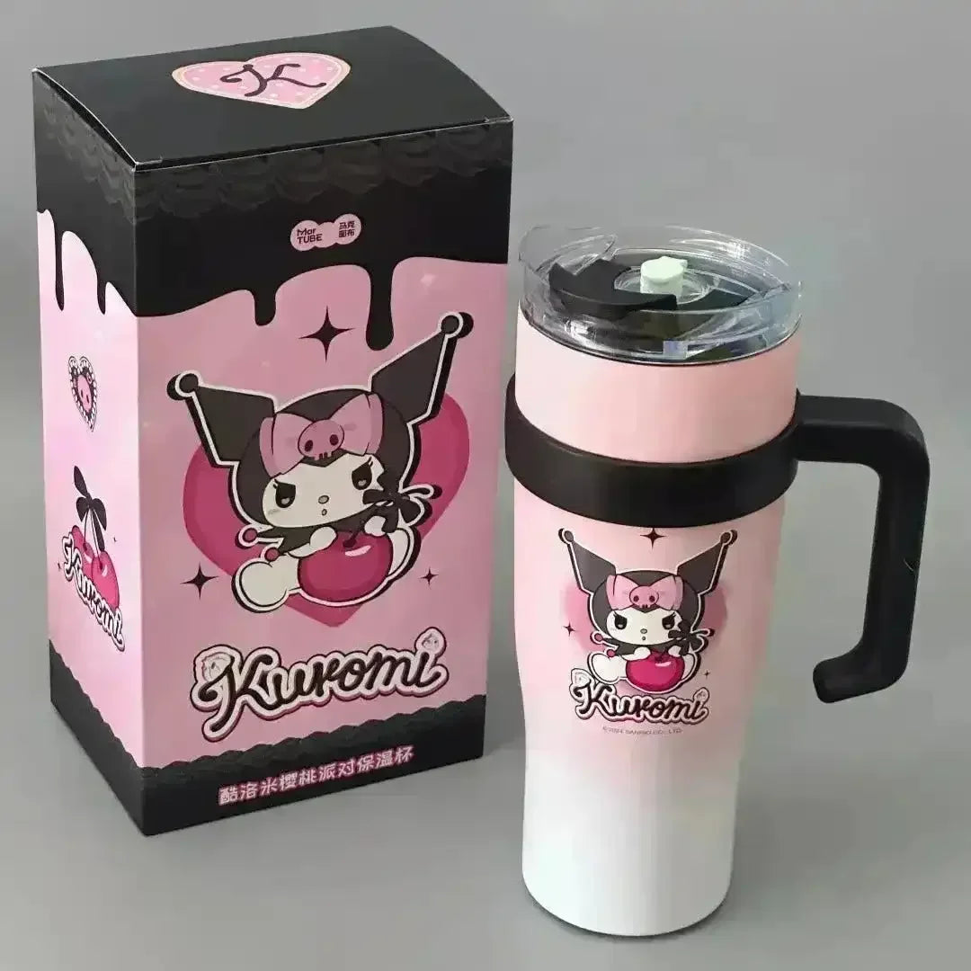Kuromi Cherry Insulated Water Bottle (1200 ml) - Bear Hugs