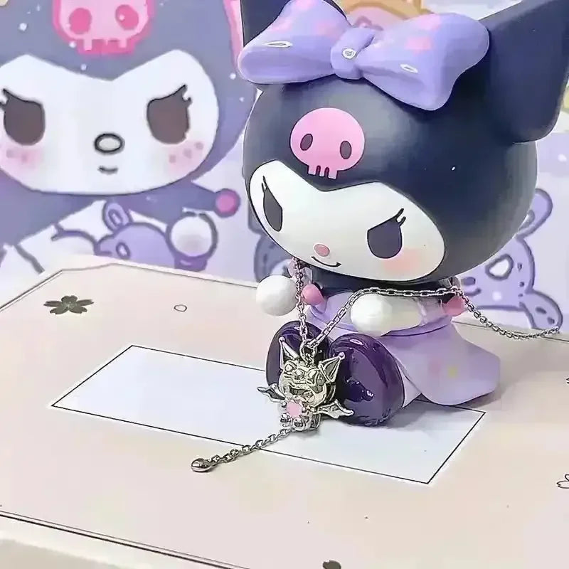 Kuromi Heart Moving Wings Pendant - Bear Hugs