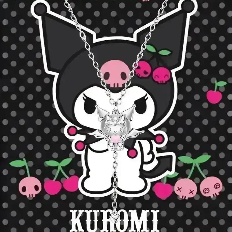 Kuromi Heart Moving Wings Pendant - Bear Hugs