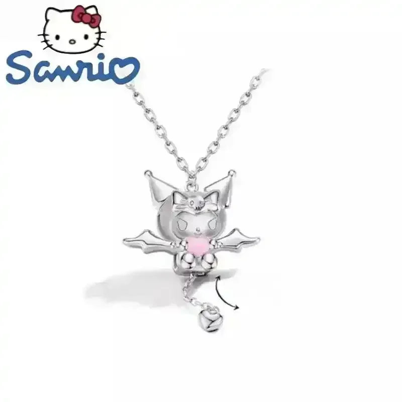 Kuromi Heart Moving Wings Pendant - Bear Hugs