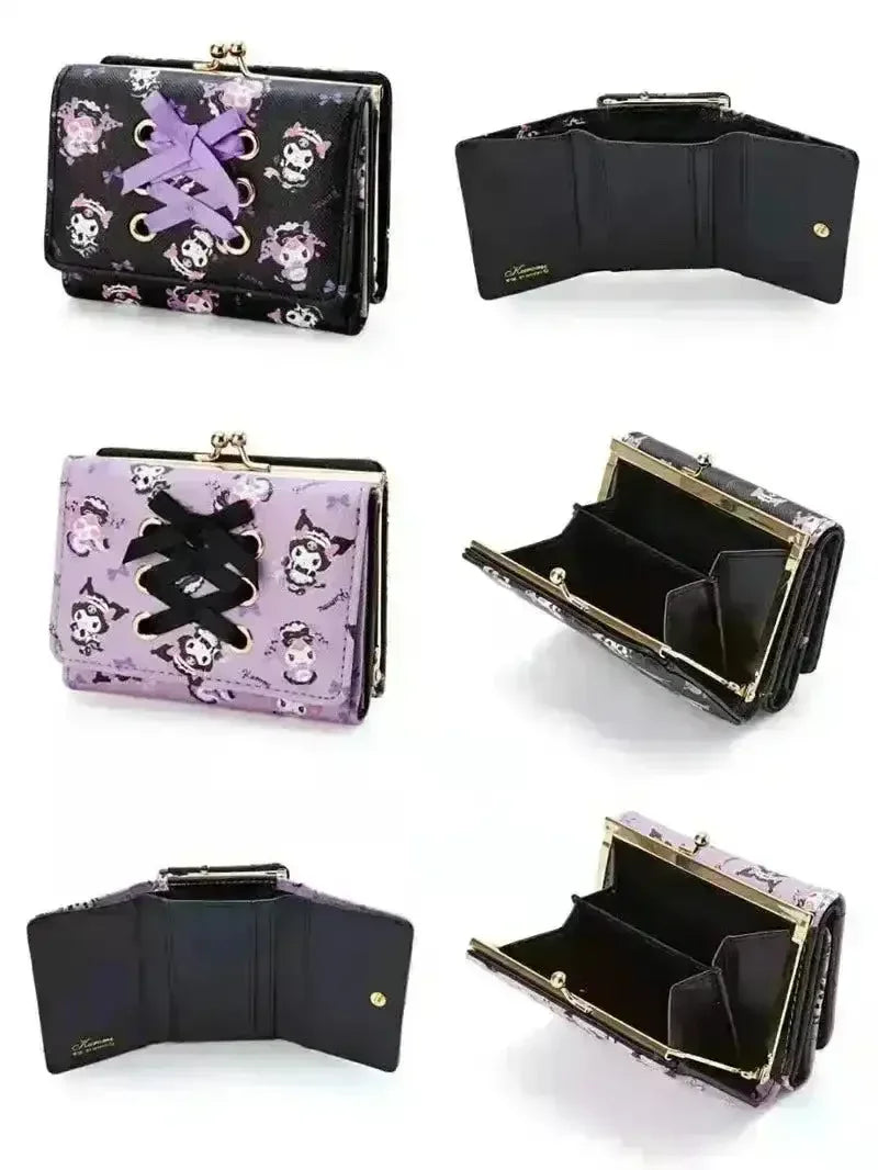 Kuromi Lace Allure Wallet - Bear Hugs