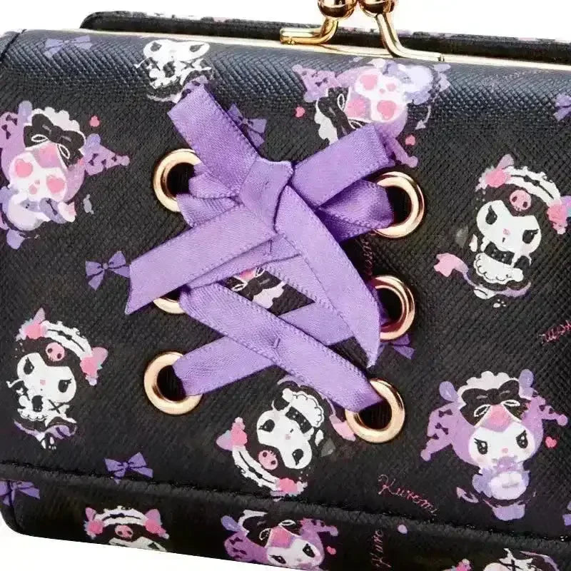 Kuromi Lace Allure Wallet - Bear Hugs