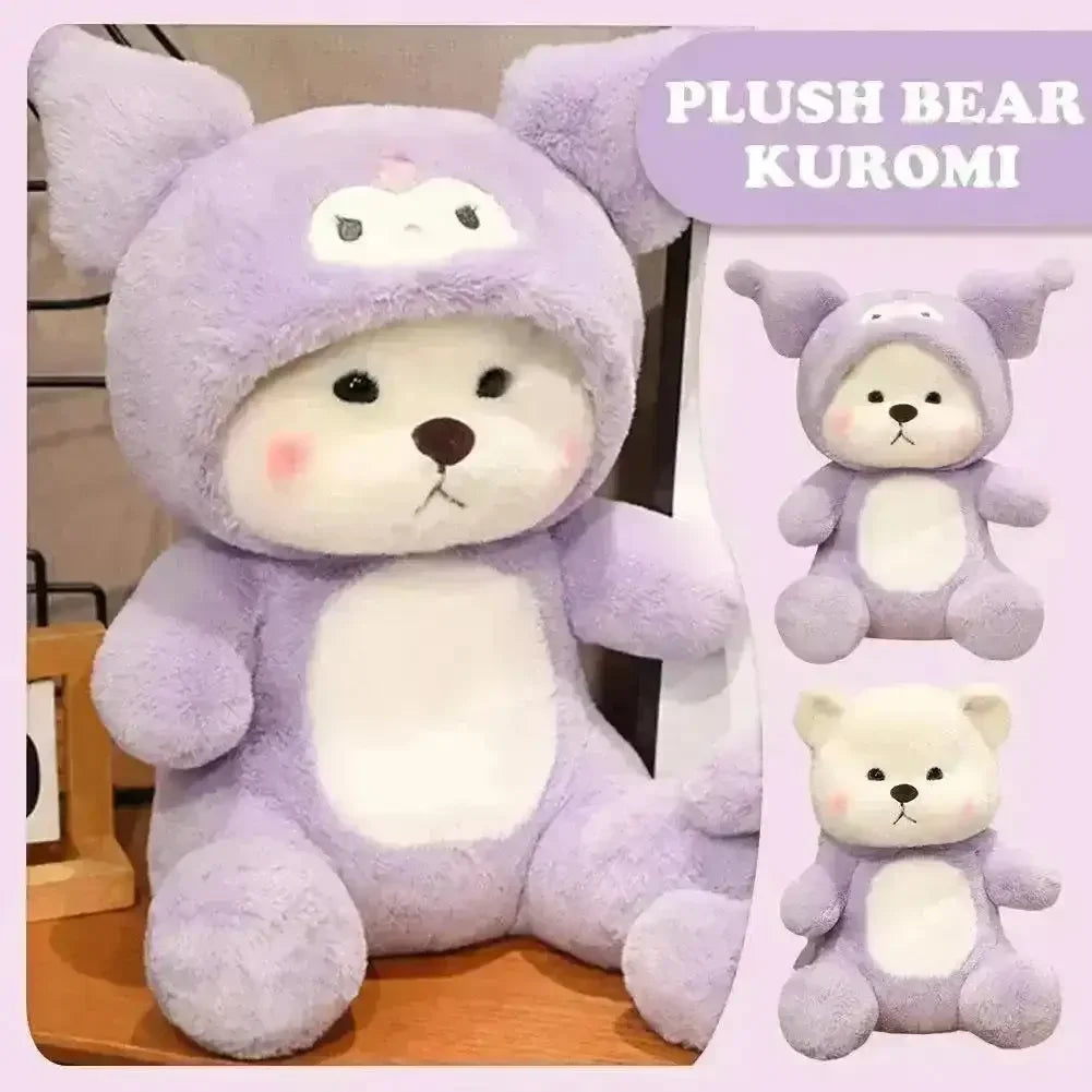 Kuromi Lina Bear Cosplay Plushie (35 cm) - Bear Hugs