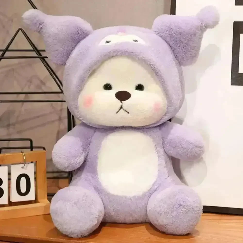 Kuromi Lina Bear Cosplay Plushie (35 cm) - Bear Hugs
