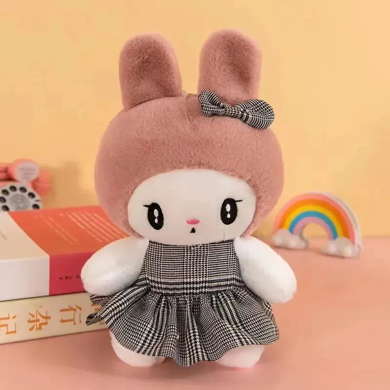 Kuromi Melody Bow & Frock Plushies (25 cm) - Bear Hugs