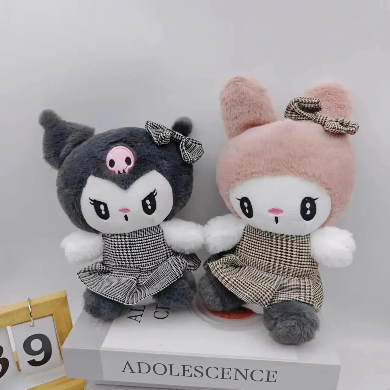 Kuromi Melody Bow & Frock Plushies (25 cm) - Bear Hugs