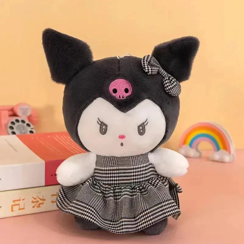 Kuromi Melody Bow & Frock Plushies (25 cm) - Bear Hugs