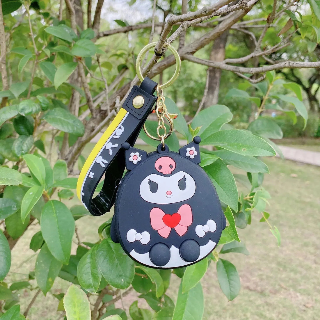 Kuromi Rebel Silicone Coin Purse - Bear Hugs