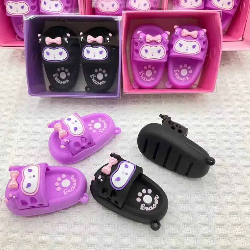 Kuromi Rebel Sole Slipper Eraser (Set of 6) - Bear Hugs