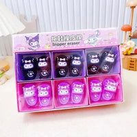 Kuromi Rebel Sole Slipper Eraser (Set of 6) - Bear Hugs