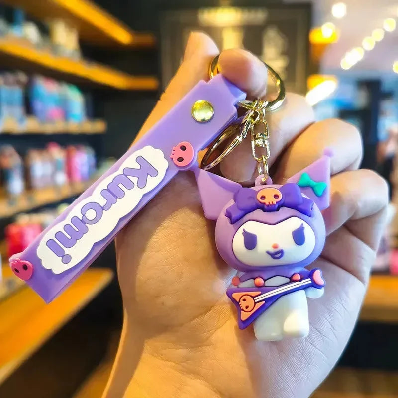 Kuromi's Musical Mischief Keychain - Bear Hugs