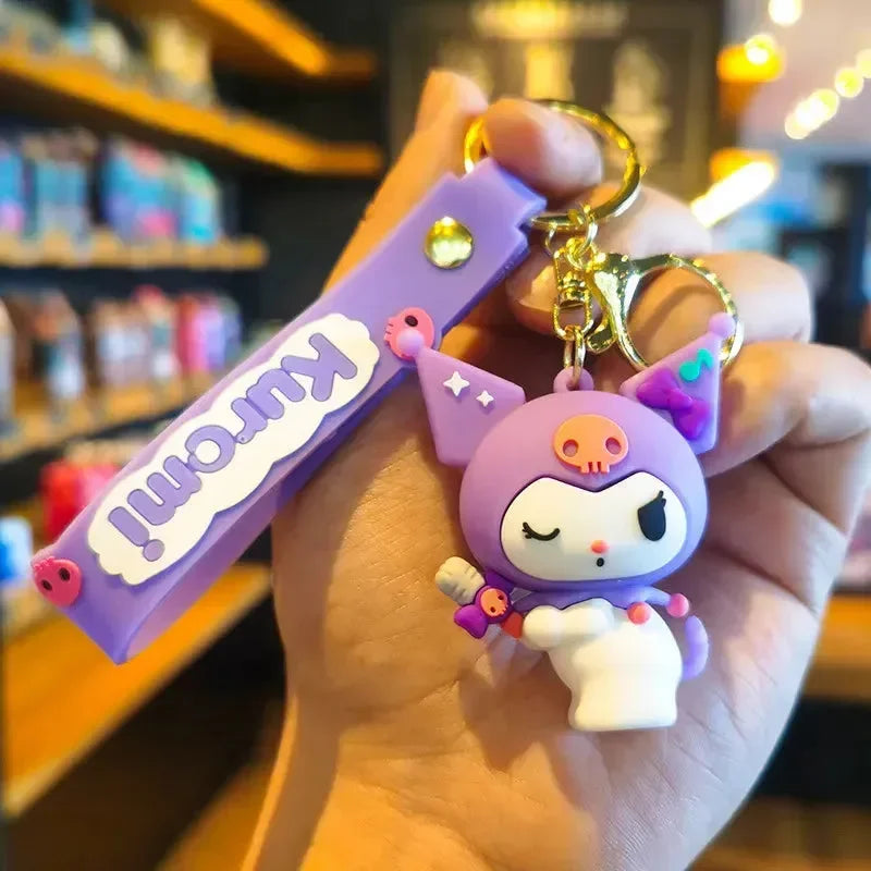 Kuromi's Musical Mischief Keychain - Bear Hugs