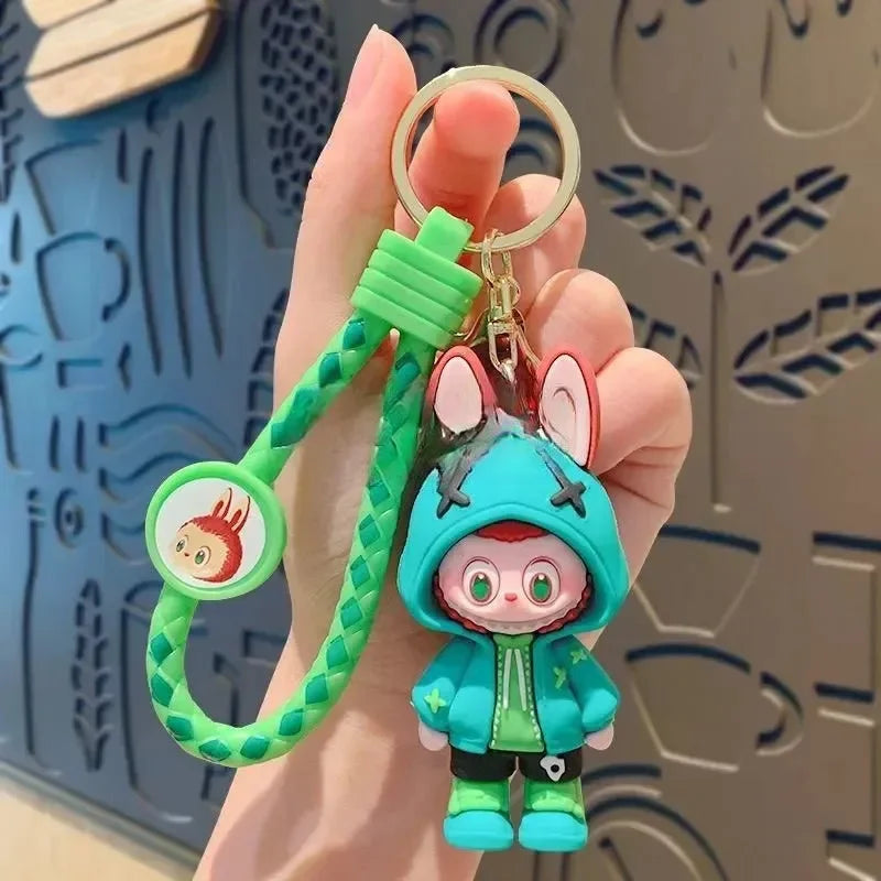 Labubu Little Sheep Overalls Keychain - Bear Hugs