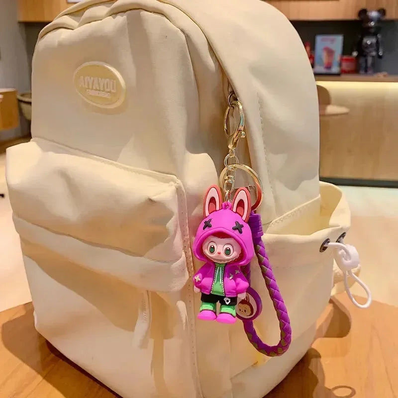 Labubu Little Sheep Overalls Keychain - Bear Hugs