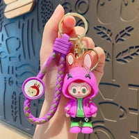 Labubu Little Sheep Overalls Keychain - Bear Hugs