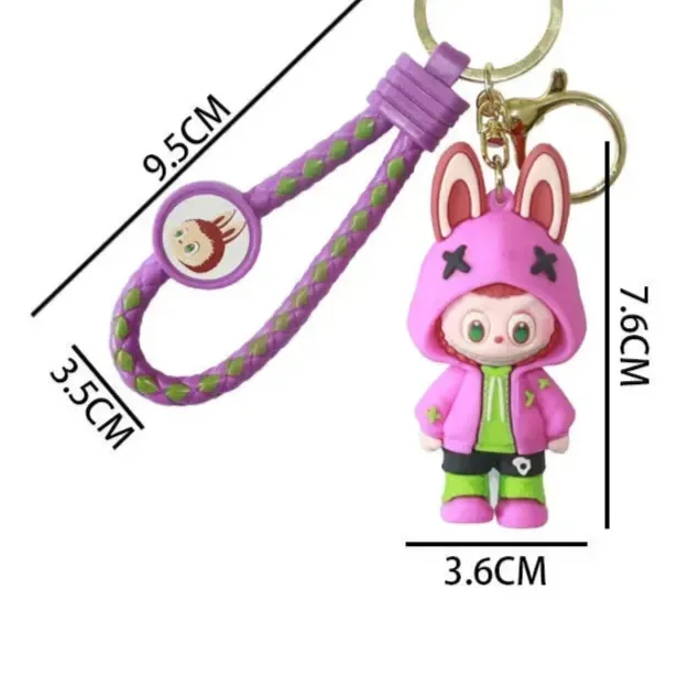 Labubu Little Sheep Overalls Keychain - Bear Hugs