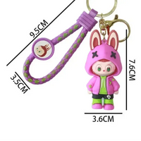 Labubu Little Sheep Overalls Keychain - Bear Hugs