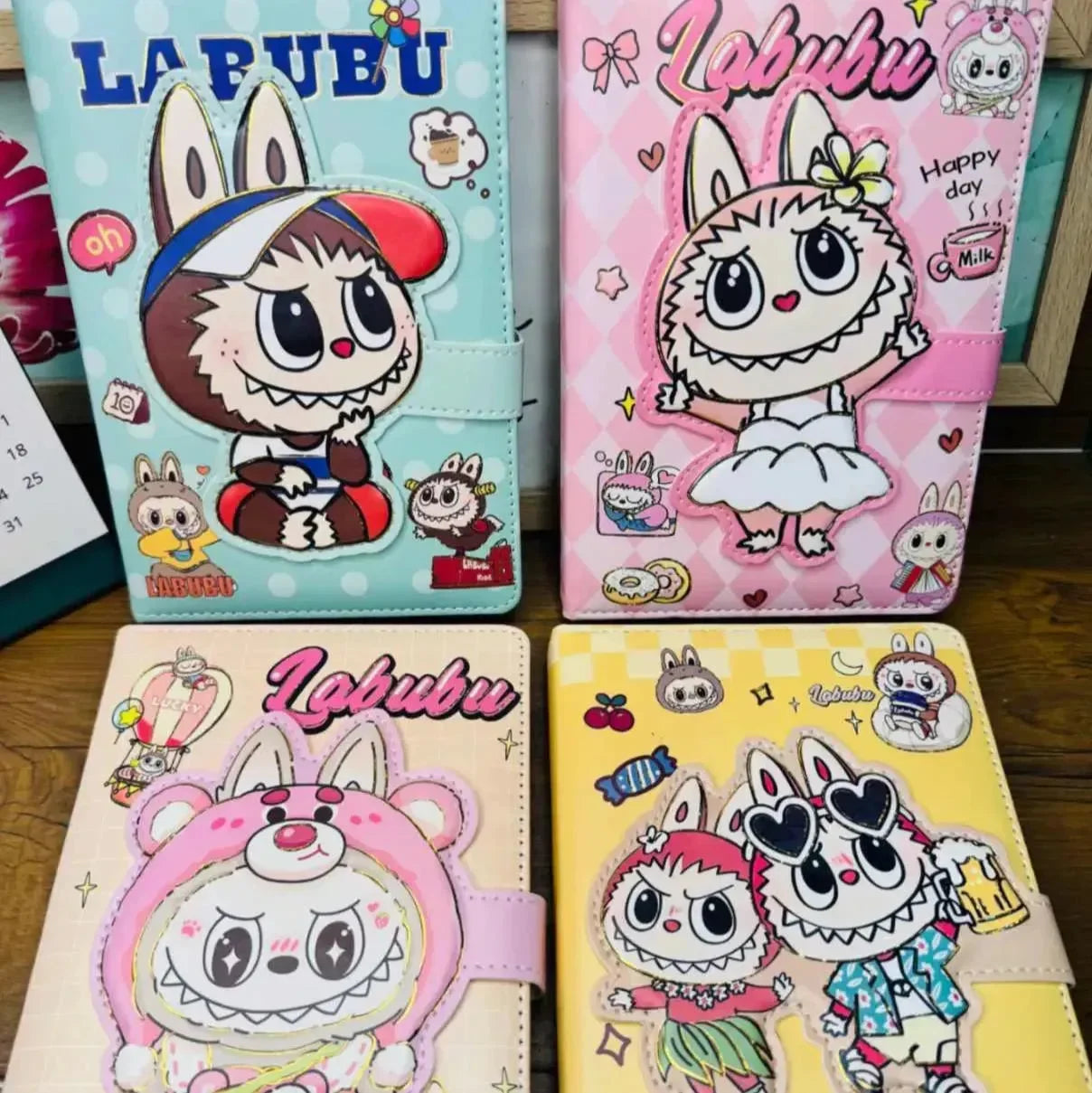 Labubu Monster Musings A5 Diary - Bear Hugs