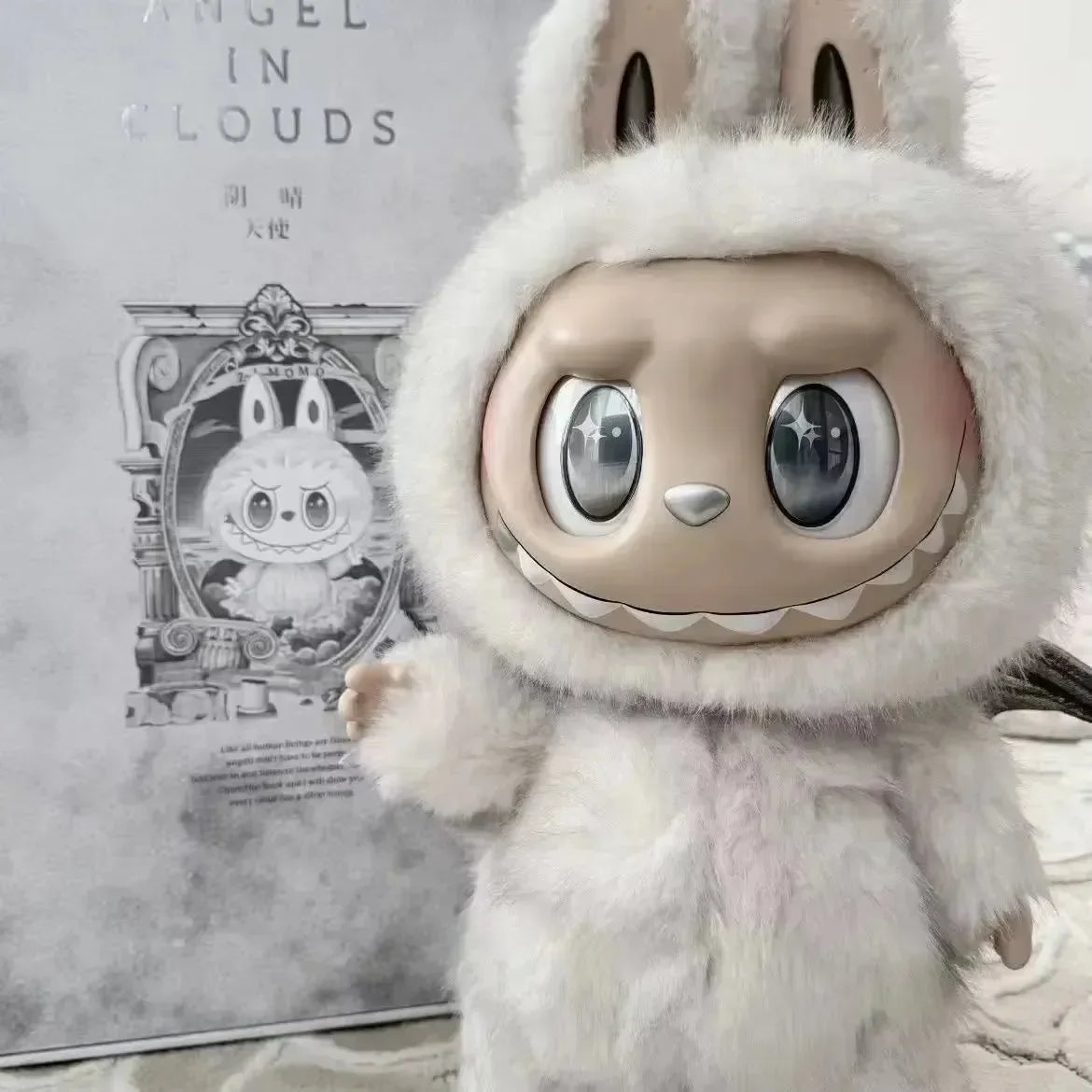 Labubu Zimomo Cloud Angel Plush Pendant