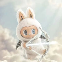 Labubu Zimomo Cloud Angel Plush Pendant - Bear Hugs