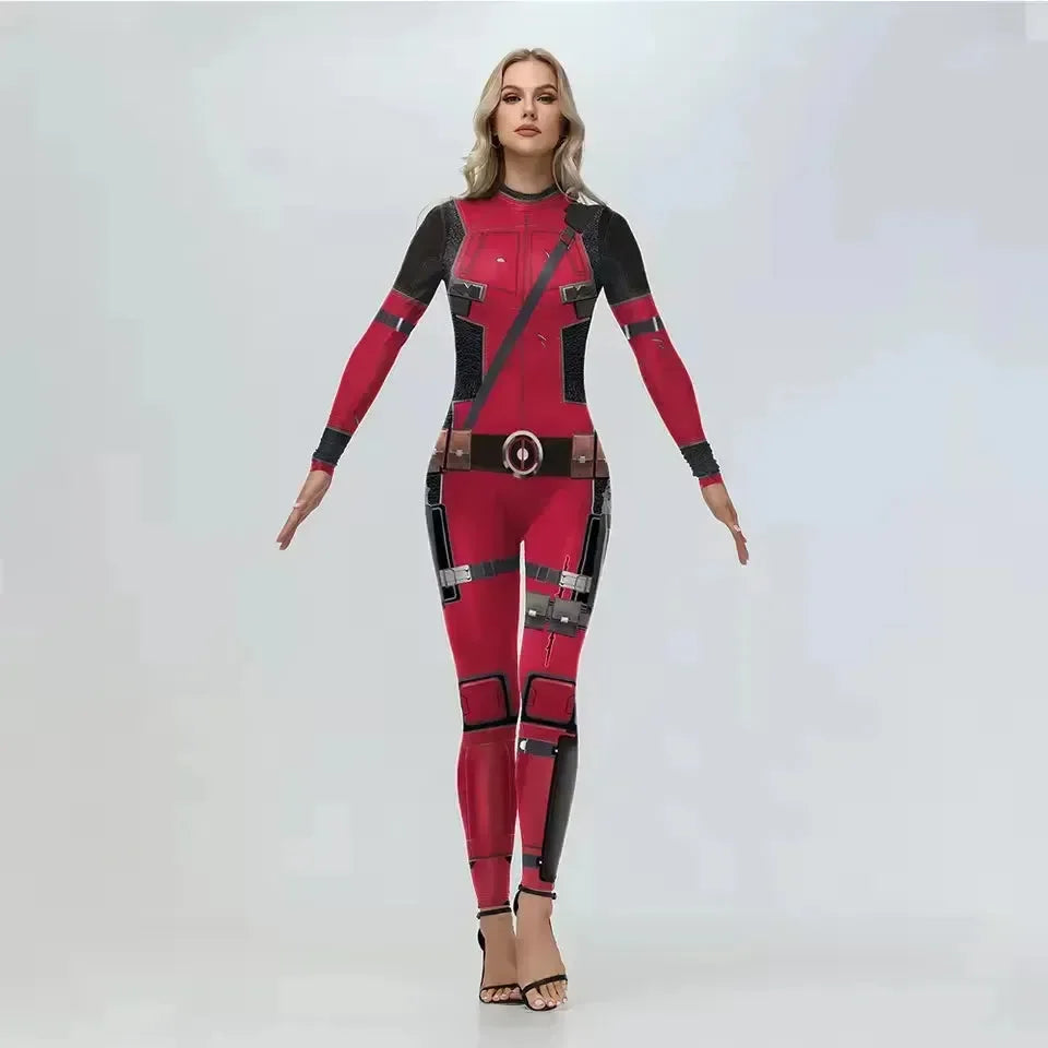 Lady Deadpool Wig Mask and Costume - Bear Hugs