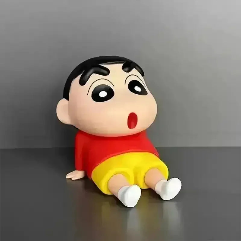 Lazy Shinchan Phone Stand Figurine - Bear Hugs