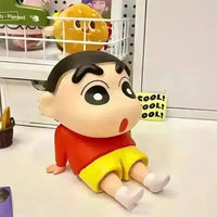 Lazy Shinchan Phone Stand Figurine - Bear Hugs