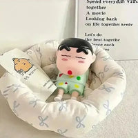 Lazy Shinchan Phone Stand Figurine - Bear Hugs