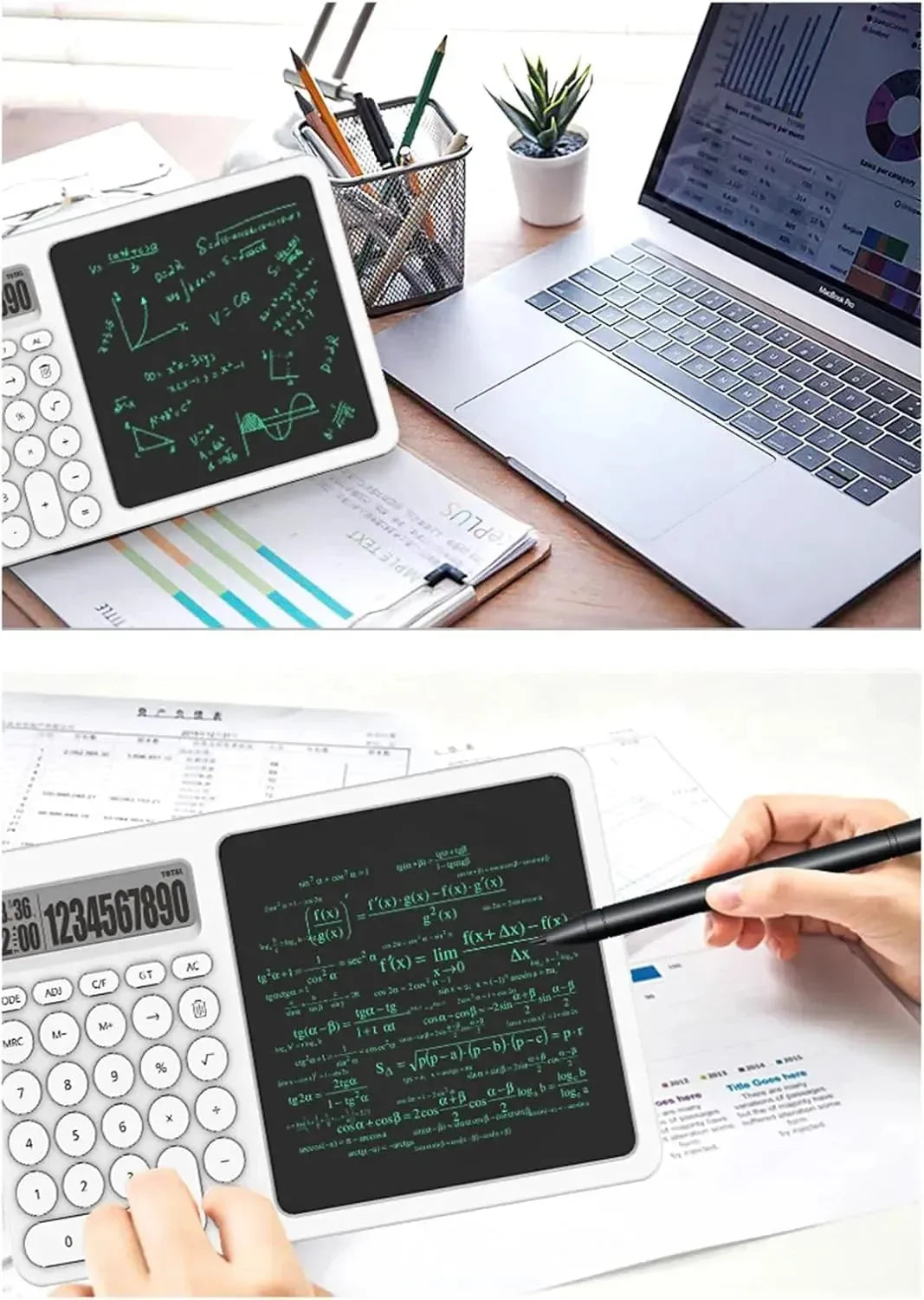 LCD Writing Tablet Calculator - Bear Hugs