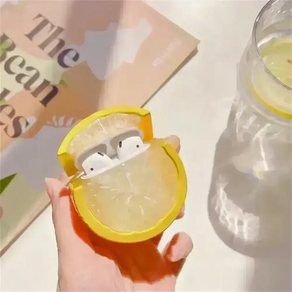 Lemon Shaped Case (For Airpods) - Bear Hugs