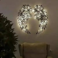 Light Up Angel Wings Wall Art - Bear Hugs