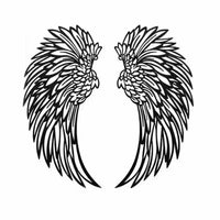 Light Up Angel Wings Wall Art - Bear Hugs