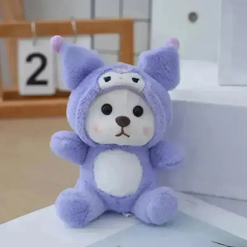 Lina Bear Kuromi Cosplay Plush Keychain