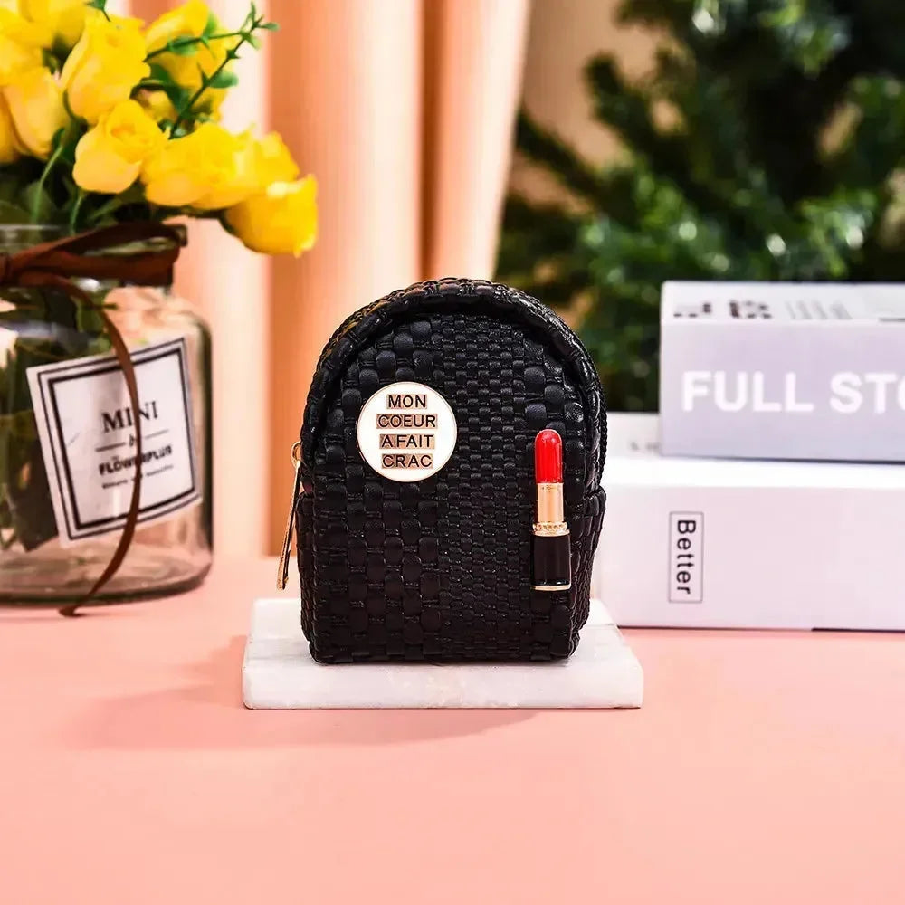 Lipstick Loot Mini Coin Purse Keychain - Bear Hugs