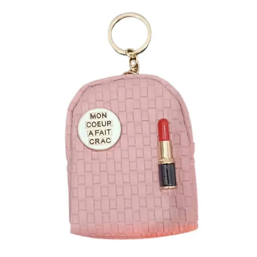 Lipstick Loot Mini Coin Purse Keychain - Bear Hugs