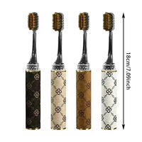 Lipstick Shaped Luxury Toothbrush Set - Bear Hugs