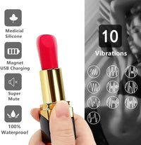 Lipstick Shaped Powerful Portable Massager - Bear Hugs