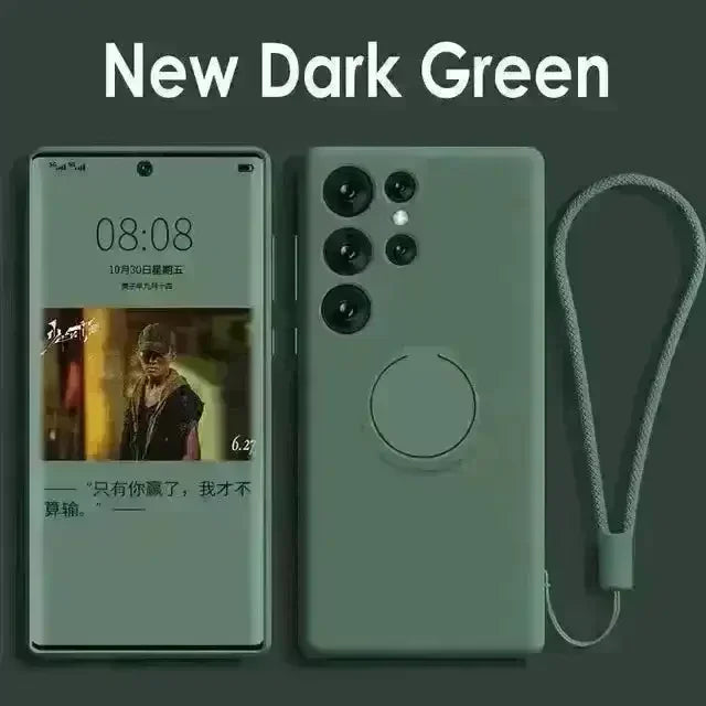 Liquid Silicone Lanyard Phone Case (For Samsung) - Bear Hugs