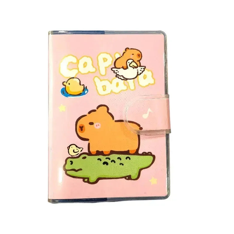 Little Capybara A7 Notebook With Clasp - Bear Hugs