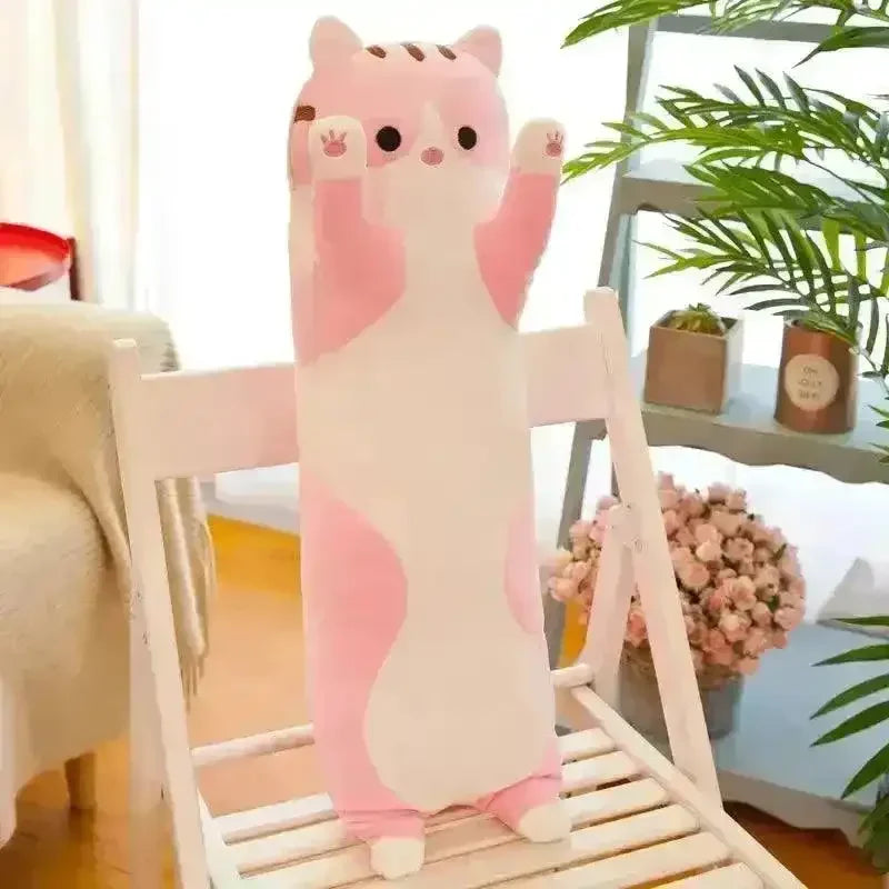Long Cat Plush Pillow - Bear Hugs